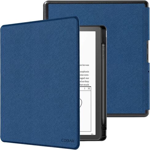 COBAK CASE for Kindle Scribe - جميع الغطاء الجلدي PU الجديد مع ميزة استيقاظ النوم التلقائي لـ Kindle Scribe 10.2 "2022 و 2024 تم إصداره مع حامل القلم in Saudi Arabia