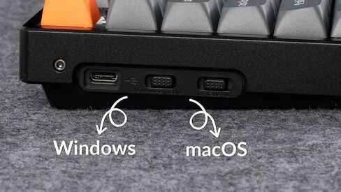 Keychron K8 Max QMK لوحة مفاتيح ميكانيكية مخصصة مخصصة ، TKL الساخن TKL 80 ٪ تخطيط Bluetooth/2.4G/USB-C قابلة للبرمجة ، إطار ألومنيوم Super Brown Switch NKRO Maming لوحة مفاتيح Mac/Windows in Saudi Arabia