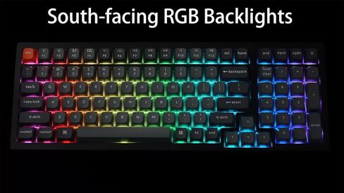 Keychron K8 Max QMK لوحة مفاتيح ميكانيكية مخصصة مخصصة ، TKL الساخن TKL 80 ٪ تخطيط Bluetooth/2.4G/USB-C قابلة للبرمجة ، إطار ألومنيوم Super Brown Switch NKRO Maming لوحة مفاتيح Mac/Windows in Saudi Arabia