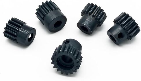 5-Pack Steel Metal 32P 5mm Pinion Motor Gear Sets 13T 14T 15T 16T 17T Compatible with HPI Kyosho Losi Axial Tamiya 1/8 1/10 RC Car Monster Truck Buggy in Kuwait