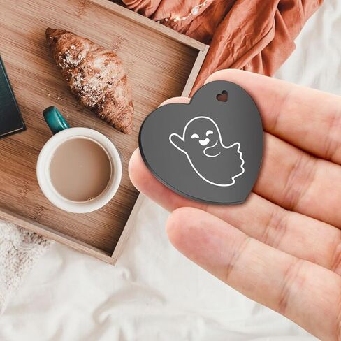 Lasimfa Pocket Hug Whenever You Find Yourself Doubting Black Stainless Steel Double-Sided Heart Shaped Token with Leather Bag Recovery Gifts Teen Boys Girls Sobriety Inspirational Gifts for Women Men in Kuwait