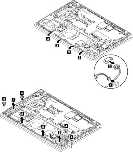 تجميع مكبرات الصوت الداخلية Deal4GO PK23000Q9Y0 01YN053 استبدال Lenovo ThinkPad X280 A285 PK23000Q9N0 in Kuwait