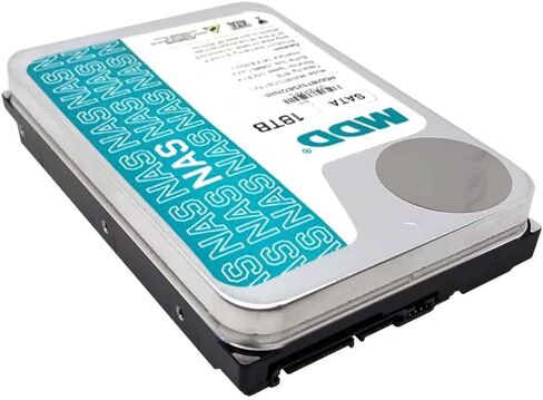 MDD 2018 MDD18TS25672NAS 18TB 7200 RPM 256MB CACHE SATA 6.0GB/S 3.5 '' NAS Drive - 5 سنوات ضمان (متجدد) in Kuwait