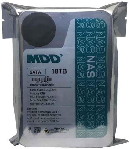 MDD 2018 MDD18TS25672NAS 18TB 7200 RPM 256MB CACHE SATA 6.0GB/S 3.5 '' NAS Drive - 5 سنوات ضمان (متجدد) in Kuwait