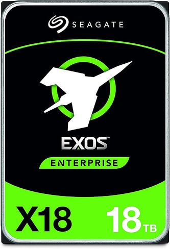 Seagate Exos X18 54TB Enterprise HDD (18TB x 3)– CMR 3.5 Inch Hyperscale SATA 6Gb/s, 7200 RPM, 512e and 4Kn FastFormat, Low Latency, Crypto Chia Mining - ST18000NM000J (Renewed) in Saudi Arabia