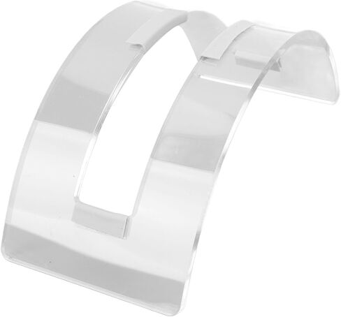 plplaaoo Acrylic Vertical Laptop Stand Adjustable Multi Angle Desktop Notebook Dock Space Saving Durable Office Workspace Accessory in Saudi Arabia