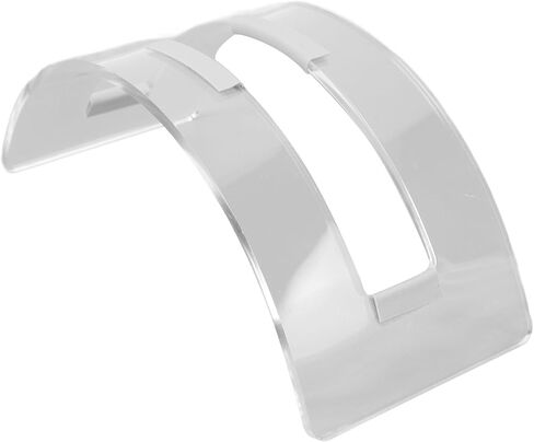 plplaaoo Acrylic Vertical Laptop Stand Adjustable Multi Angle Desktop Notebook Dock Space Saving Durable Office Workspace Accessory in Saudi Arabia