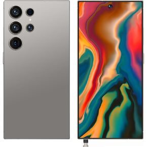 I25 Ultra Unlocked Cell Phone, 8GB+256GB Android 14 Smartphone Snapdragon 8 Gen 3 Mobile Phone, 7000mAh Battery Fast Charging, 6.99" FHD+ 120Hz, 108MP Camera, Dual SIM Phone/GPS/Face ID - Black in Saudi Arabia