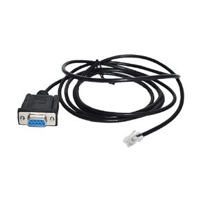 DB9 D-SUB9PIN RS232 إلى RJ11 RJ12 6P4C COLLLER PLC CABLESMANGE CABLESTION COBLICAL COBLE (1.8M) in Saudi Arabia