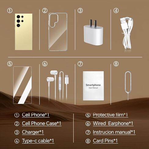 I25 Ultra Unlocked Cell Phone, 8GB+256GB Android 14 Smartphone Snapdragon 8 Gen 3 Mobile Phone, 7000mAh Battery Fast Charging, 6.99" FHD+ 120Hz, 108MP Camera, Dual SIM Phone/GPS/Face ID - Black in Kuwait