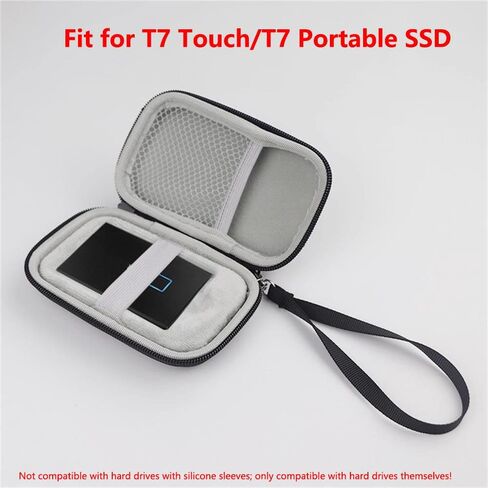 T7 EVA Storage Case for T7/ T7 Touch Portable SSD External Hard Drive Case Travel Bag(Only fit for Drive Body) in Saudi Arabia