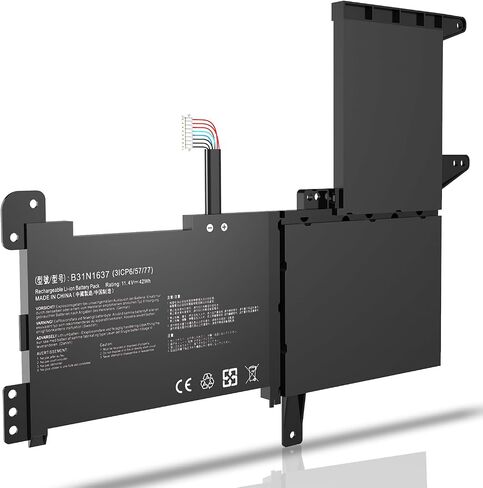 B31N1637 C31N1637 استبدال بطارية الكمبيوتر المحمول لكتاب ASUS VIVO X510 X510UAR X510UA X510UF X510UQ S15 S510UA S510UF S510UR S510UR S510U 11.52V 42WH in Saudi Arabia