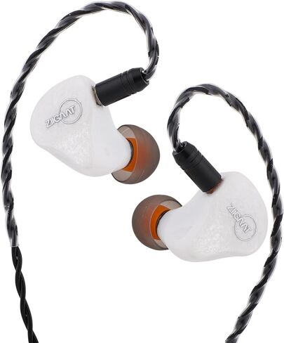 Ziigaat x Fresh Review Arete 1DD+4BA Hybrid IEM أذن ، في سماعات رأس شاشة الأذن ، سماعات الأذن السلكية Hifi ، ومراقبة سماعات الأذن مع كابل قابل للفصل للموسيقي Audiophile (الأزرق) in Kuwait