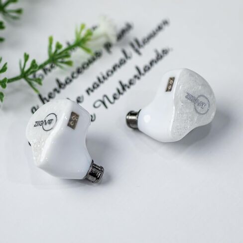 Ziigaat x Fresh Review Arete 1DD+4BA Hybrid IEM أذن ، في سماعات رأس شاشة الأذن ، سماعات الأذن السلكية Hifi ، ومراقبة سماعات الأذن مع كابل قابل للفصل للموسيقي Audiophile (الأزرق) in Kuwait
