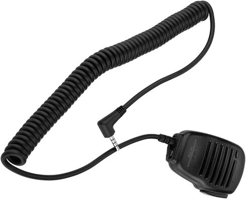 Walkie Talkie Speaker Microphone, 3.5mm Headphone Jack Handheld Shoulder 2 Way Radio External Speaker Mic with PTT for YAESU/Vertex in Saudi Arabia