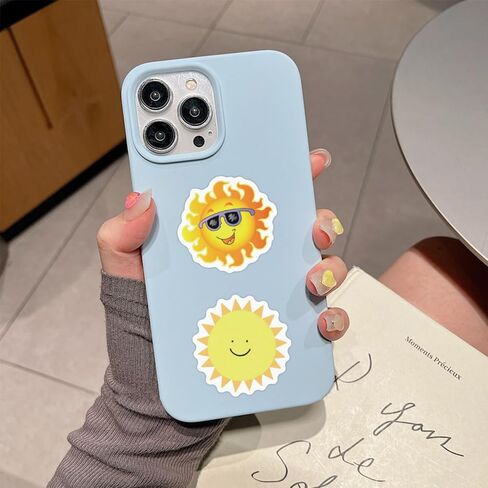 60pcs Sunshine Stickers - Vinyl Waterproof Cute Sun Stickers for Water Bottle, Journal, Laptop, Luggage, Scrapbook, Party Favors, Sunshine Gifts, Birthday Party Decoration in Saudi Arabia