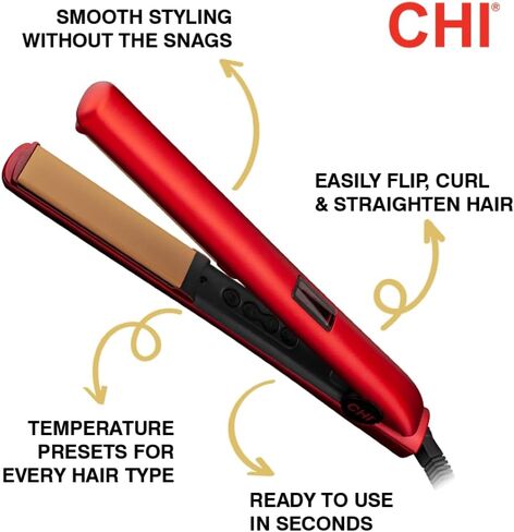 CHI 1" Original Digital Hairstyling Iron Breast Cancer Awareness and Susan G. Komen Special Edition, Pink in Kuwait