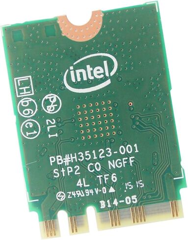 Intel Dual Band Wireless-N 7265 7265NGW 7265AC NGFF Bluetooth WLAN Card in Saudi Arabia