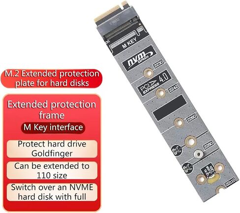 for M.2 NVME Extend for Protection Card 2280 to 22110 SSD DIY Power-Off for Protection Plate Protection Plates for Vest in Kuwait