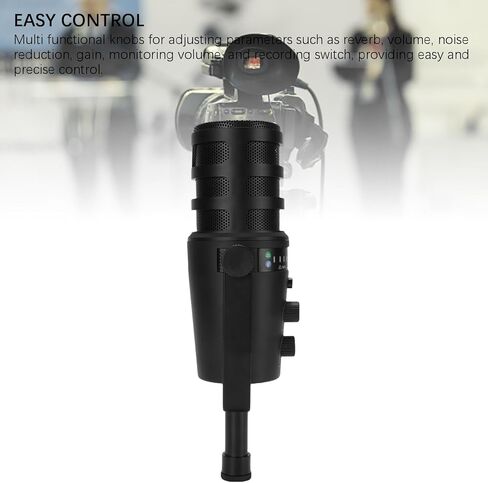 مجموعة ميكروفون ألعاب Yunir XLR USB ، MIC للكمبيوتر الشخصي لبث البودكاسفة ، Computer RGB MIC Kit مع ذراع الازدهار ، مقبض التحكم ، جاك سماعات الرأس ، استوديو محترف بودكاست لصالح in Kuwait