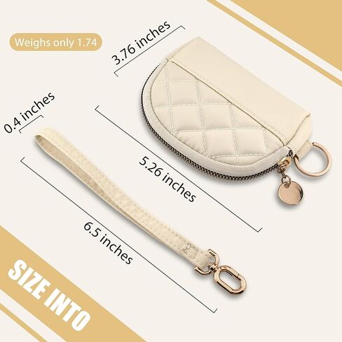 محفظة M-Plateau مدمجة وصغيرة للنساء، حافظة بطاقات حامل بطاقة الائتمان للنساء محفظة عملات رفيعة مع سحاب وحامل بطاقة الهوية معدني حول سحاب محافظ صندوق هدايا in Kuwait