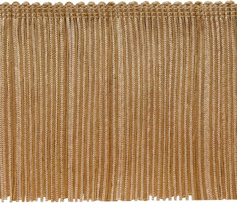 6" Multicolor Chainette Fringe Trim, Polyester-Made Decorative Fringe Trim, for Costumes, Home Decor, and Party Decorations, Durable Fringes, 5-Yard Cut, Red/White/Blue in Kuwait