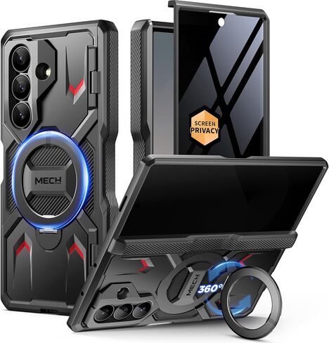 Tongate 360 ​​° Spin Magnetic Stand for Z Lold 7 Case مع واقي شاشة الخصوصية ، [متوافق مع Magsafe] in Kuwait