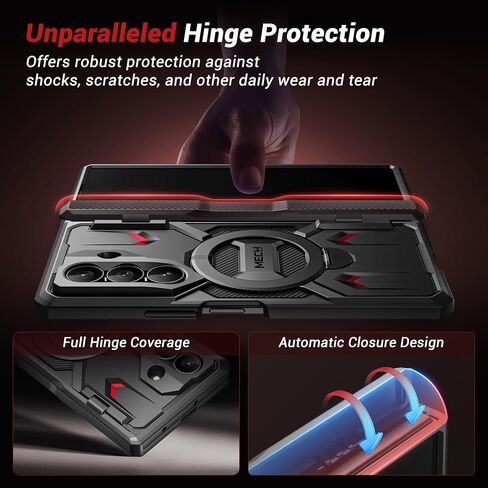 Tongate 360 ​​° Spin Magnetic Stand for Z Lold 7 Case مع واقي شاشة الخصوصية ، [متوافق مع Magsafe] in Kuwait