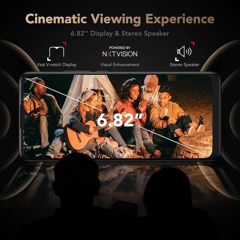 TCL 30XL | 2022 | الهاتف الخليوي غير المقفلة ، شاشة واسعة 6.82 بوصة ، بطارية 5000 مللي أمبير في الساعة ، والهاتف الذكي Android 12 ، و 50 ميجابكسل AI Quad-Camera ، و RAM 6GB + 64 جيجا بايت ، والهاتف المحمول في الولايات المتحدة ، و Night Mist (متجدد) in Saudi Arabia