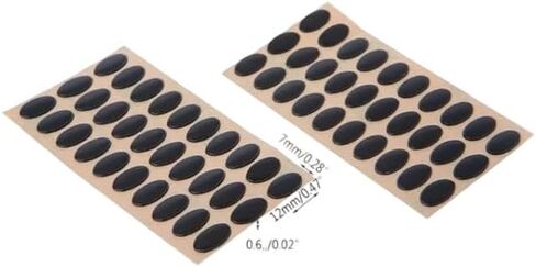 60pcs أسود فأر أقدام الزلزال يتزلج على منصات استبدال أقدام الاستبدال لـ M215 / M310 / M325 فاتر الفأر والمعصم يستعد منصات الماوس وملحقات المعصم ومساحة العمل in Saudi Arabia