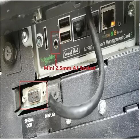 F&T>D*I USB RS232 to TRS 2.5MM Audio Ja-ck AJ Plug Adapter 940-0299A Console DEBUG Cable for AP9630 AP9631 RT 15000(1.8M) in Saudi Arabia