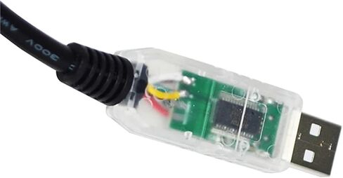 FT232RL CHIP USB to RJ45 RS485 Serial Communication Cable for ML2420 ML2430 ML2440 MPPT Charge Controller(1.8M,Black USB Case) in Saudi Arabia