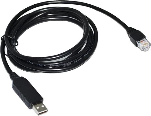 FT232RL CHIP USB to RJ45 RS485 Serial Communication Cable for ML2420 ML2430 ML2440 MPPT Charge Controller(1.8M,Black USB Case) in Saudi Arabia