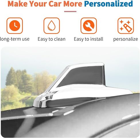 Jecar Chrome Shark Hoderinna Cover trim for 2019-2025 Chevrolet Silverado/Suburban/Tahoe/GMC-Yukon/GMC-Sierra/Cadillac Escalade in Kuwait