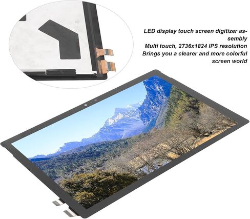 FOSA LCD Screen Touch Display, Multi Touch LCD Replacement 12.3 Inch High Brightness Professional for 1866 LP123WQ2 in Saudi Arabia