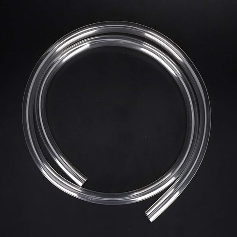 Black Pvc Pipe, 9.5x12.7mm Silicone Hose Rubber Hose Universal 3/8 Slim Computer PVC Water Cooling Pipe Waterblock Soft Tube (Clear) in Saudi Arabia