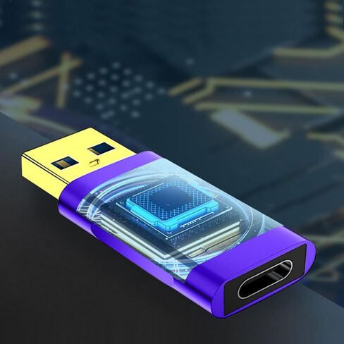 خفيفة الوزن USB3.0 ذكر إلى النوع C محولات محول الإناث 5V2A شحن سريع ونقل بيانات 5 جيجابت في الثانية in Kuwait