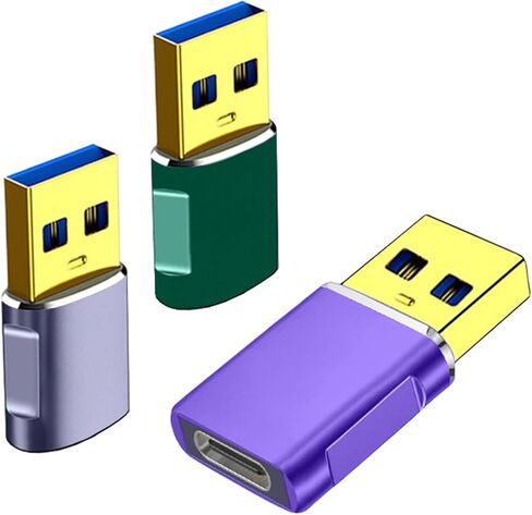 خفيفة الوزن USB3.0 ذكر إلى النوع C محولات محول الإناث 5V2A شحن سريع ونقل بيانات 5 جيجابت في الثانية in Kuwait