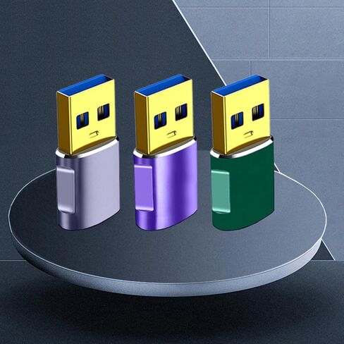 خفيفة الوزن USB3.0 ذكر إلى النوع C محولات محول الإناث 5V2A شحن سريع ونقل بيانات 5 جيجابت في الثانية in Kuwait