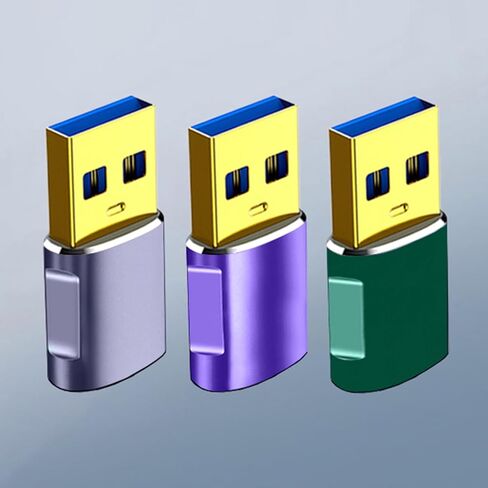 خفيفة الوزن USB3.0 ذكر إلى النوع C محولات محول الإناث 5V2A شحن سريع ونقل بيانات 5 جيجابت في الثانية in Saudi Arabia