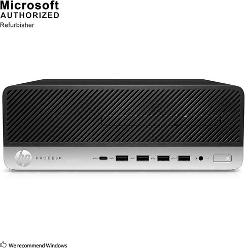 HP Prodesk 600 G4 SFF Home and Business Desktop Black (Intel I5-8500 6-core ، 16 جيجا بايت ذاكرة الوصول العشوائي ، 1 تيرابايت PCIe SSD ، Intel UHD 630 ، 2xUSB 3.1 ، 2 منفذ العرض (DP) ، محرك التشغيل البصري ، Windows 11) (متجدد) in Saudi Arabia