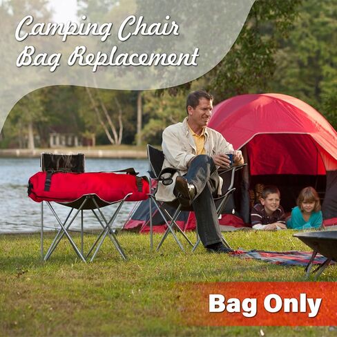 Replacement Carrying Bag for Foldable Camp Chairs, Hammock, Yoga Mat, Beach Chair, Umbrella, Tent, Heavy Duty Large Chair Bags for Folding Chairs with Wide Mouth & Shoulder Strap in Kuwait