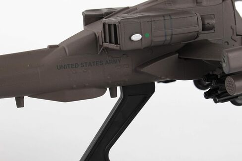 دارون طوابع بريدية بوينغ AH-64D اباتشي لونج بو بمقياس 1/100 نموذج عرض مصبوب مع حامل، مقاس M in Saudi Arabia