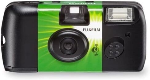 2 حزمة من Fujifilm Quicksnap Flash 400 كاميرا يمكن التخلص منها مرة واحدة مرة واحدة | 27 حزمة التعرض مع حزام المعصم + قطعة قماش تنظيف الألياف الدقيقة (5 بنود) in Saudi Arabia