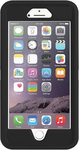 AICASE iPhone 6S Plus / 6 Plus ، واقي شاشة ثقيل ، وامي شاشة مدمج ، وقوي ، ومقاوم للصدمات ، و Kickstand ، والأزرق الساطع in Saudi Arabia