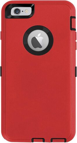 AICase iPhone 6S Plus / 6 Plus Case, Heavy Duty, Built-in Screen Protector, Tough, Shockproof, Kickstand, Bright Blue in Kuwait