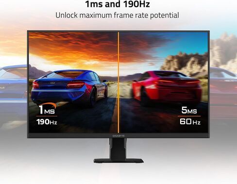 Gigabyte GS27F Advanced - 27 "شاشة ألعاب IPS - FHD 1920X1080-180Hz/OC 190Hz - 1MS MPRT - AMD Freesync - HDMI ، DP - Black (GS27F A US) in Saudi Arabia