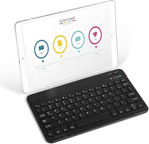 Urbanx Rechargable Bluetooth Keyboard و Mouse Combo Ultra Compact Compact Slim Size-Size Size and Mice Fater in Saudi Arabia