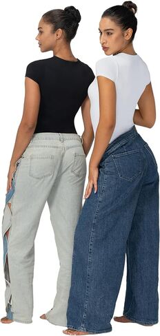 Sunzel Bodysuits for Women with Sleeveless Top and Shorts Seamless Ribbed Zip Front Jumpsuits for Casual Yoga Workout in Saudi Arabia