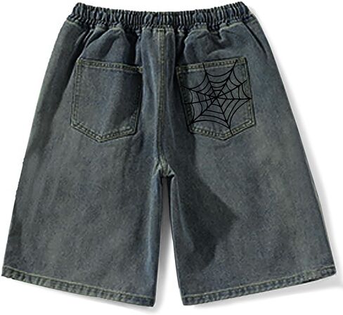 Women's Y2K Star Pants Elastic Waist Drawstring Casual Sporty Baggy Shorts with Pockets in Kuwait